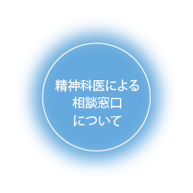 精神科医による相談窓口について